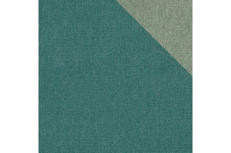 Divanbäddsoffa Grey 254x168x88 cm - Grön - Sammetssoffa - Bäddsoffa divan