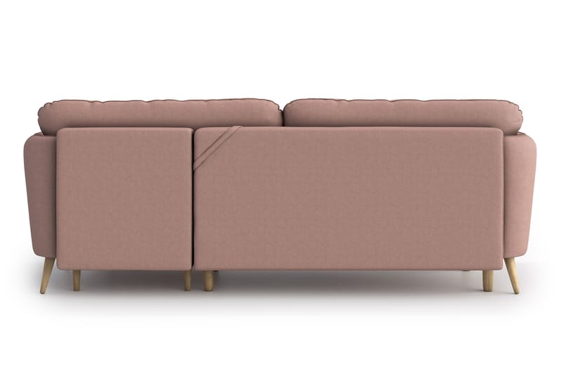 Divanbäddsoffa Joesph - Rosa - Bäddsoffa divan