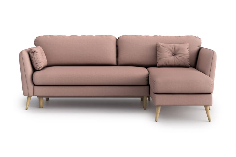 Divanbäddsoffa Joesph - Rosa - Bäddsoffa divan