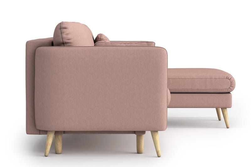 Divanbäddsoffa Joesph - Rosa - Bäddsoffa divan