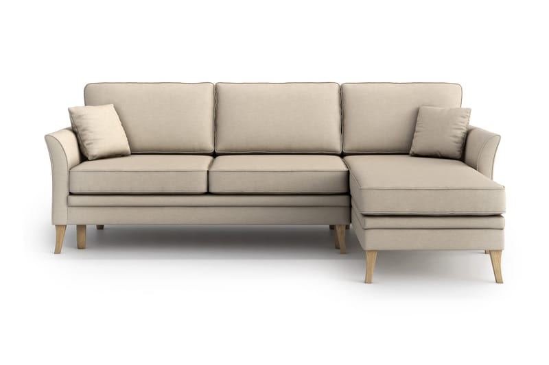 Divanbäddsoffa Lacomfort - Beige - Bäddsoffa divan