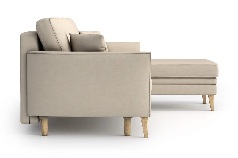 Divanbäddsoffa Lacomfort - Beige - Bäddsoffa divan