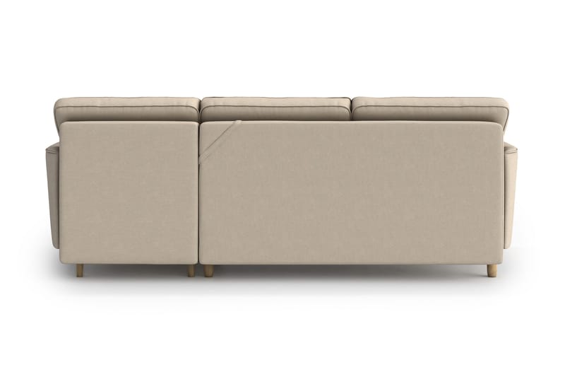 Divanbäddsoffa Lacomfort - Beige - Bäddsoffa divan