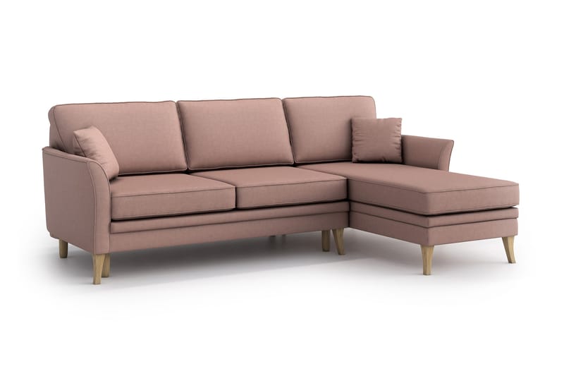 Divanbäddsoffa Lacomfort - Rosa - Bäddsoffa divan