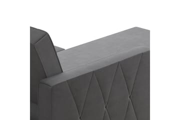 Divanbäddsoffa Liberty Grå - CosmoLiving - Möbler - Soffa - Bäddsoffa - Bäddsoffa divan