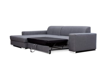 Divanbäddsoffa Mexico 262x178x75 cm - Grå - Möbler - Soffa - Bäddsoffa - Bäddsoffa divan