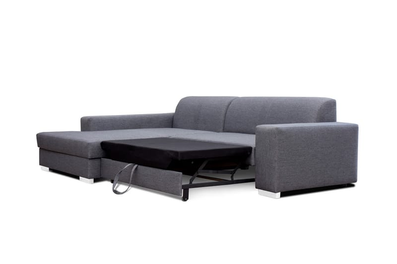 Divanbäddsoffa Mexico 262x178x75 cm - Grå - Möbler - Soffa - Bäddsoffa - Bäddsoffa divan