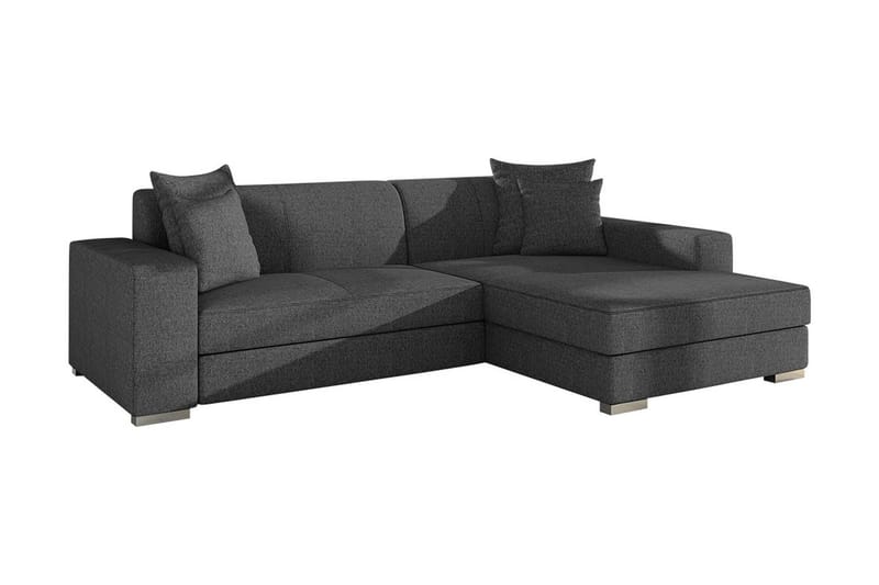 Divanbäddsoffa Mexico 262x178x75 cm - Grå - Möbler - Soffa - Bäddsoffa - Bäddsoffa divan