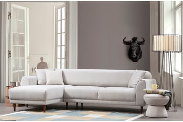 Divanbäddsoffa Santpedor - Beige - Möbler - Soffa - Bäddsoffa - Bäddsoffa divan
