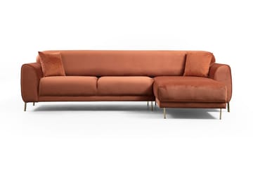 Divanbäddsoffa Santpedor - Brun - Möbler - Soffa - Bäddsoffa - Bäddsoffa divan
