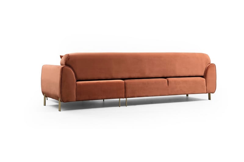 Divanbäddsoffa Santpedor - Brun - Möbler - Soffa - Bäddsoffa - Bäddsoffa divan