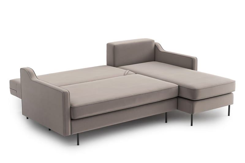 Divanbäddsoffa Vickan - Beige - Bäddsoffa divan