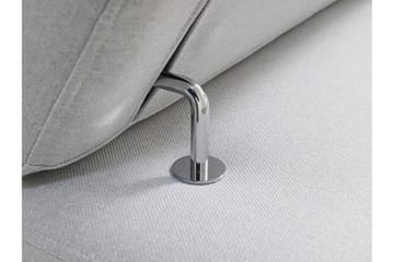 Divanbäddsoffa Perseo 282x205x95 cm - Beige/Grå/Vit - Möbler - Soffa - Bäddsoffa - Bäddsoffa divan