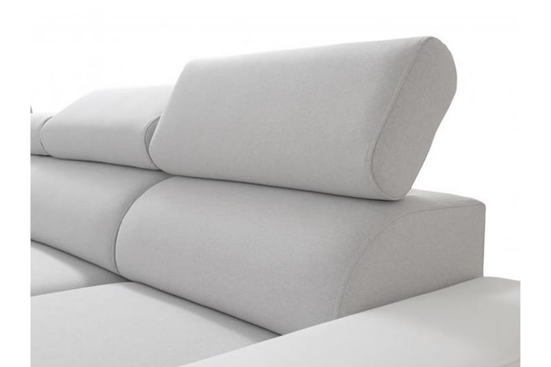 Divanbäddsoffa Perseo 358x282x95 cm - Grå/Vit - Möbler - Soffa - Bäddsoffa - Bäddsoffa divan