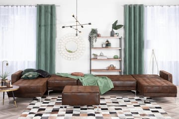 Divansoffa Najera med Sovfunktion - Brun - Möbler - Soffa - Bäddsoffa - Bäddsoffa divan