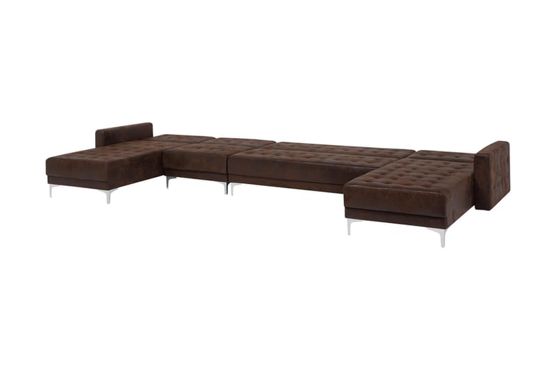 Divansoffa Najera med Sovfunktion - Brun - Möbler - Soffa - Bäddsoffa - Bäddsoffa divan