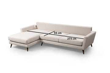 Divansoffa Santpedor - Beige - Möbler - Soffa - Bäddsoffa - Bäddsoffa divan