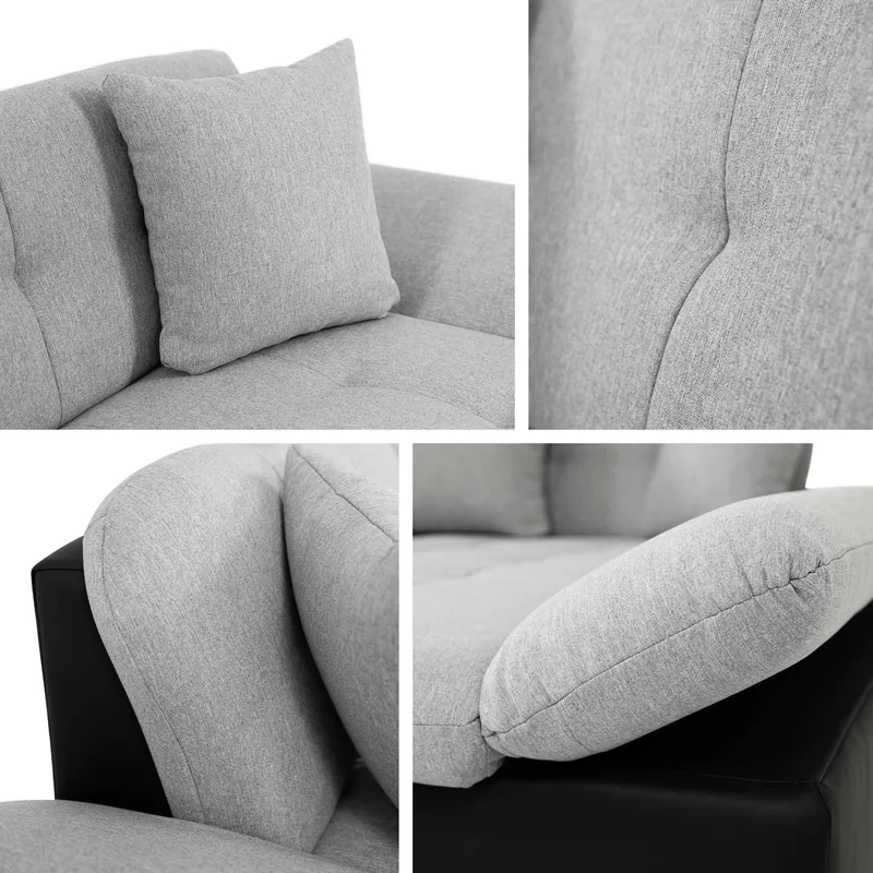 Djerra 4-sits Divansoffa Vänster - Möbler - Soffa - Bäddsoffa - Bäddsoffa divan