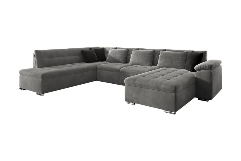 Duvetorp 6-sits Bäddsoffa - Grå - Möbler - Soffa - Bäddsoffa - Bäddsoffa divan
