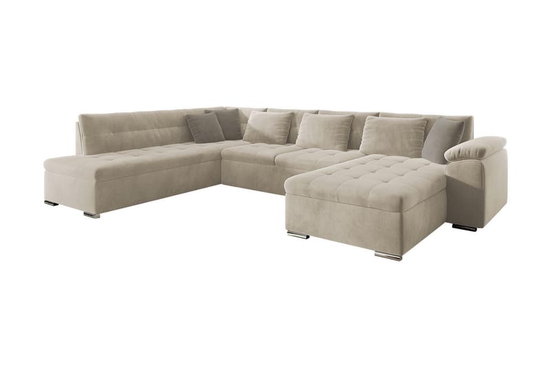 Duvetorp 8-sits Bäddsoffa Höger - Beige - Möbler - Soffa - Bäddsoffa - Bäddsoffa divan