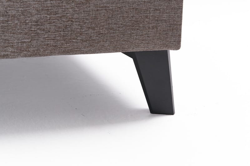 Efsunlu U-bäddsoffa - Brun/Svart - Möbler - Soffa - Bäddsoffa - Bäddsoffa divan