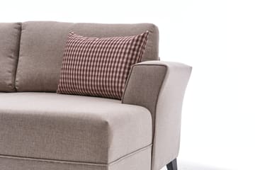 Eriska U-bäddsoffa - Beige - Möbler - Soffa - Bäddsoffa - Bäddsoffa divan