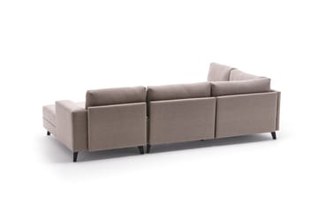 Eriska U-bäddsoffa - Beige - Möbler - Soffa - Bäddsoffa - Bäddsoffa divan