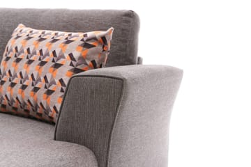 Eriska U-bäddsoffa - Brun/Svart - Möbler - Soffa - Bäddsoffa - Bäddsoffa divan