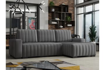 Esher 3-sits Bäddsoffa Höger - Grå - Möbler - Soffa - Bäddsoffa - Bäddsoffa divan