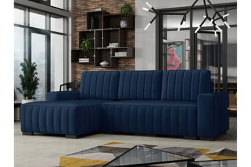 Esher 4-sits Bäddsoffa Vänster - Blå - Möbler - Soffa - Bäddsoffa - Bäddsoffa divan
