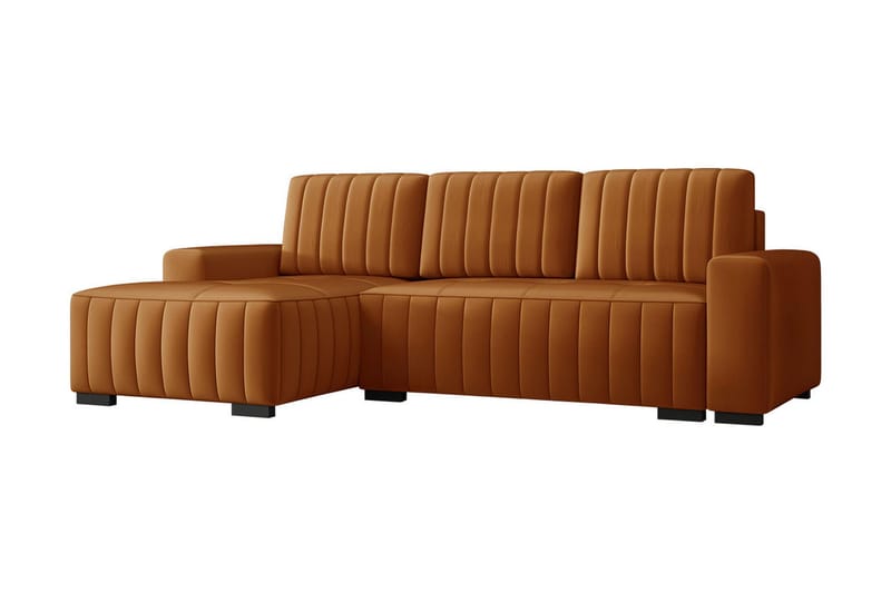 Esher 4-sits Bäddsoffa Vänster - Brun - Möbler - Soffa - Bäddsoffa - Bäddsoffa divan