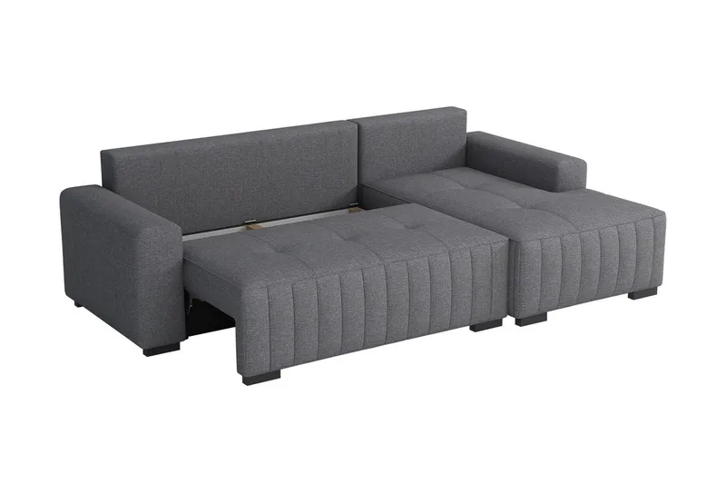 Esher 4-sits Bäddsoffa Vänster - Brun - Möbler - Soffa - Bäddsoffa - Bäddsoffa divan