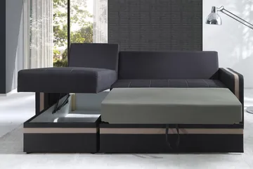 Euforia Divanbäddsoffa 234x156x82 cm - Rosa - Möbler - Soffa - Bäddsoffa - Bäddsoffa divan