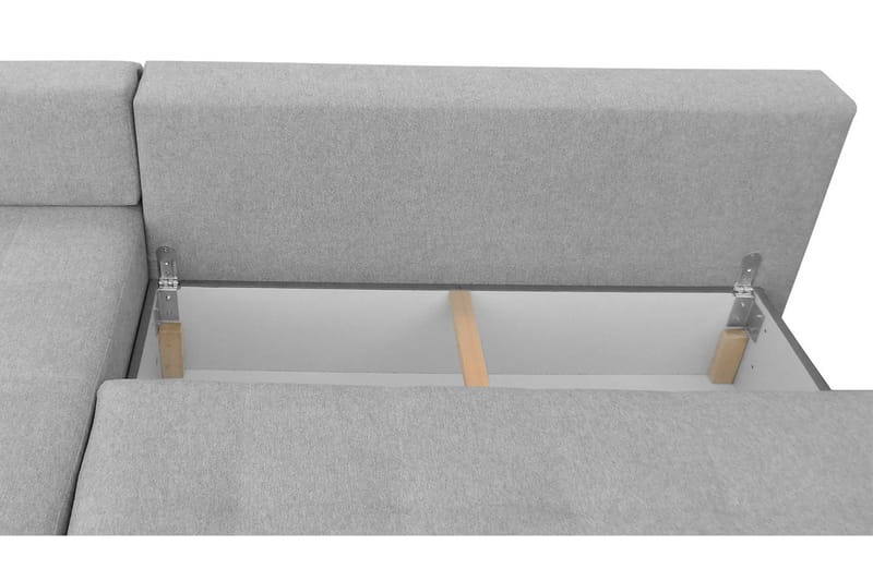 FABIO 4-sits Bäddsoffa Vänster - Grå - Möbler - Soffa - Bäddsoffa - Bäddsoffa divan