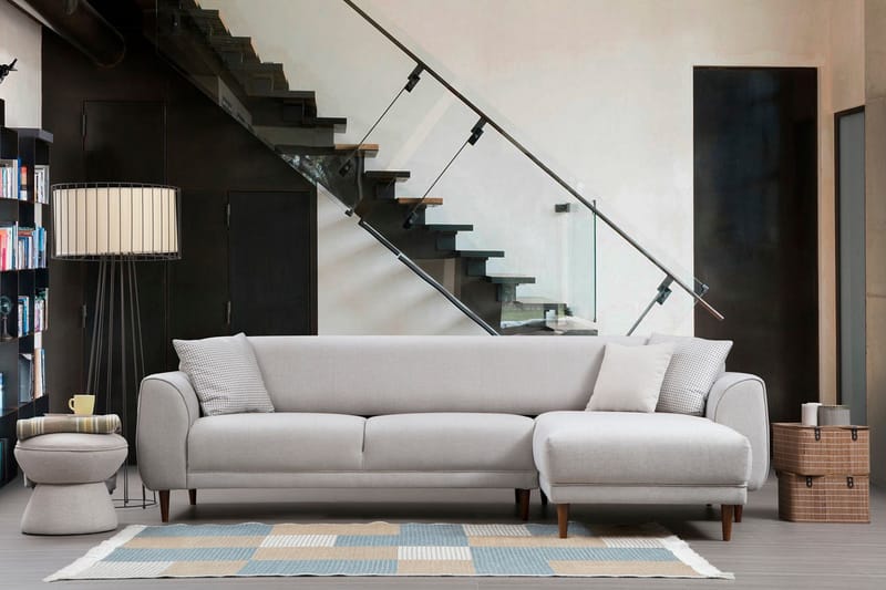Gajanejos Divanbäddsoffa - Beige - Möbler - Soffa - Bäddsoffa - Bäddsoffa divan
