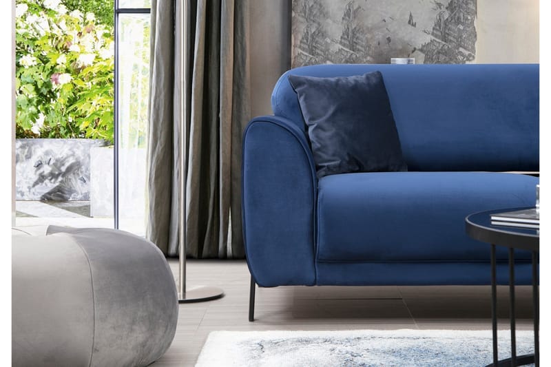 Gajanejos Divanbäddsoffa - Blå - Möbler - Soffa - Bäddsoffa - Bäddsoffa divan