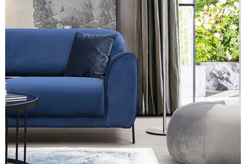 Gajanejos Divanbäddsoffa - Blå - Möbler - Soffa - Bäddsoffa - Bäddsoffa divan