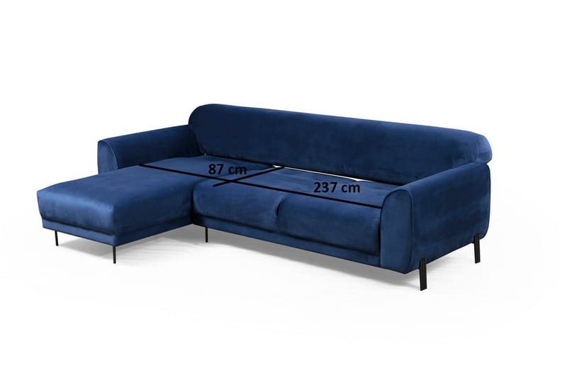 Gajanejos Divanbäddsoffa - Blå - Möbler - Soffa - Bäddsoffa - Bäddsoffa divan