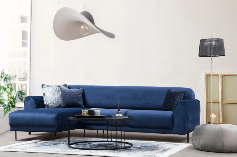 Gajanejos Divanbäddsoffa - Blå - Möbler - Soffa - Bäddsoffa - Bäddsoffa divan