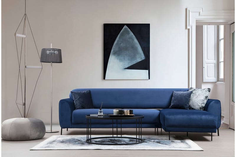 Gajanejos Divanbäddsoffa - Blå - Möbler - Soffa - Bäddsoffa - Bäddsoffa divan