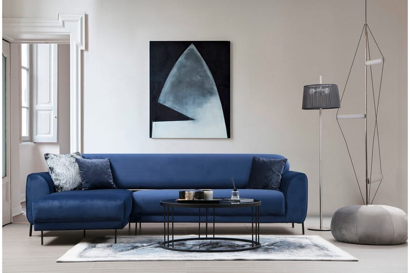 Gajanejos Divanbäddsoffa - Blå - Möbler - Soffa - Bäddsoffa - Bäddsoffa divan