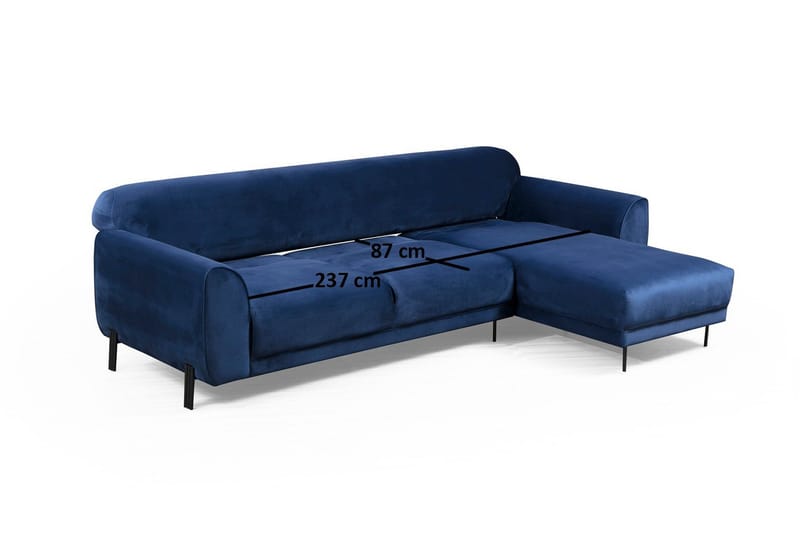 Gajanejos Divanbäddsoffa - Blå - Möbler - Soffa - Bäddsoffa - Bäddsoffa divan