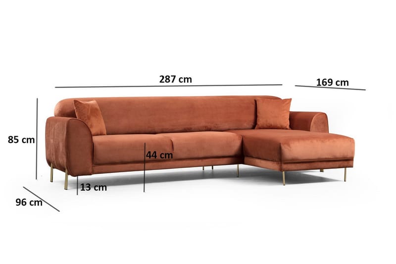 Gajanejos Divanbäddsoffa - Brun - Möbler - Soffa - Bäddsoffa - Bäddsoffa divan