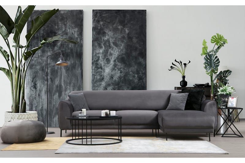 Gajanejos Divanbäddsoffa - Grå - Möbler - Soffa - Bäddsoffa - Bäddsoffa divan