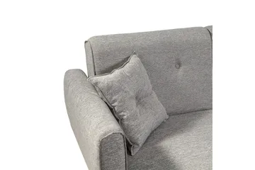 Gjoni Bäddsoffa med Divan Höger - Grå - Möbler - Soffa - Bäddsoffa - Bäddsoffa divan