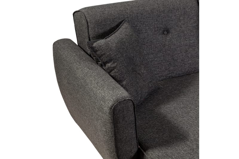 Gjoni Bäddsoffa med Divan Vänster - Grå - Möbler - Soffa - Bäddsoffa - Bäddsoffa divan