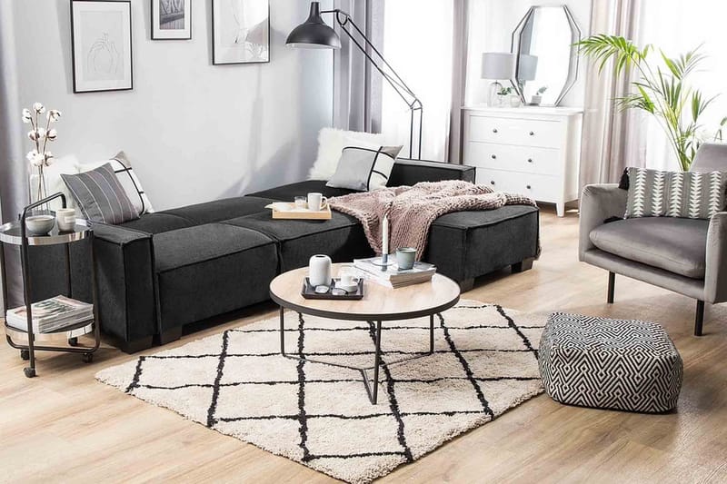Hörnbäddsoffa Dayren Vänster - Grå - Möbler - Soffa - Bäddsoffa - Bäddsoffa divan