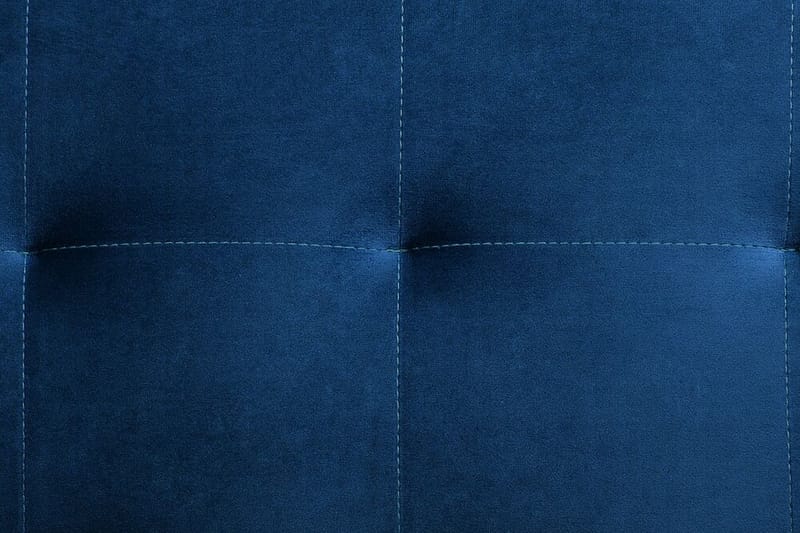 Hörnbäddsoffa Westerleigh Vänster Sammet - Blå - Möbler - Soffa - Bäddsoffa - Bäddsoffa divan
