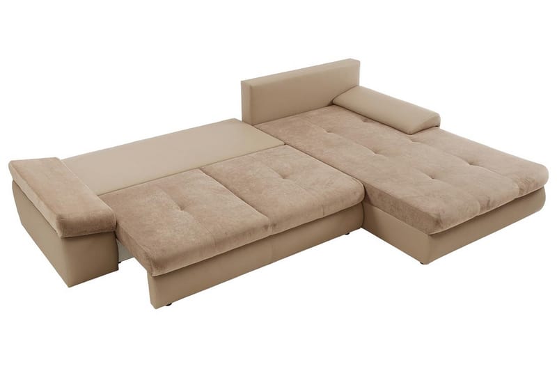 Hörnsoffa Barriga - Grå - Möbler - Soffa - Bäddsoffa - Bäddsoffa divan
