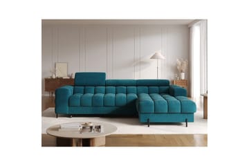 Hörnsoffa Eltap Felro 285x181x93 cm - Amore 40, Blå, Höger - Möbler - Soffa - Bäddsoffa - Bäddsoffa divan